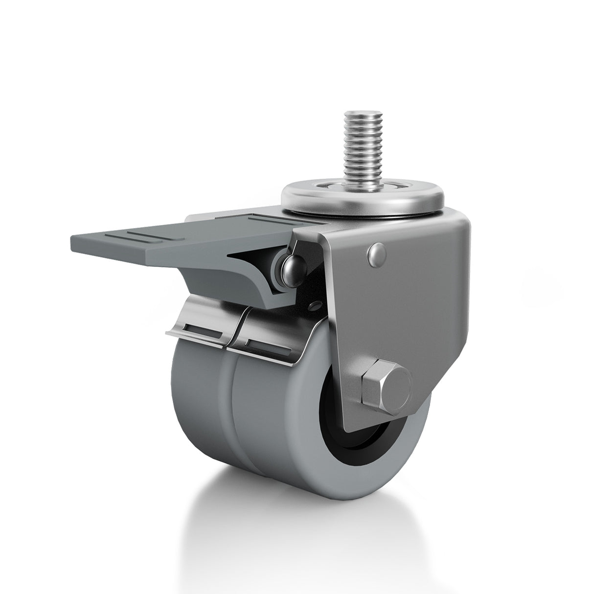 Patioslife Locking Caster Wheels for Cantilever Patio Umbrella Base, Set of 4 Heavy-Duty Swivel Casters