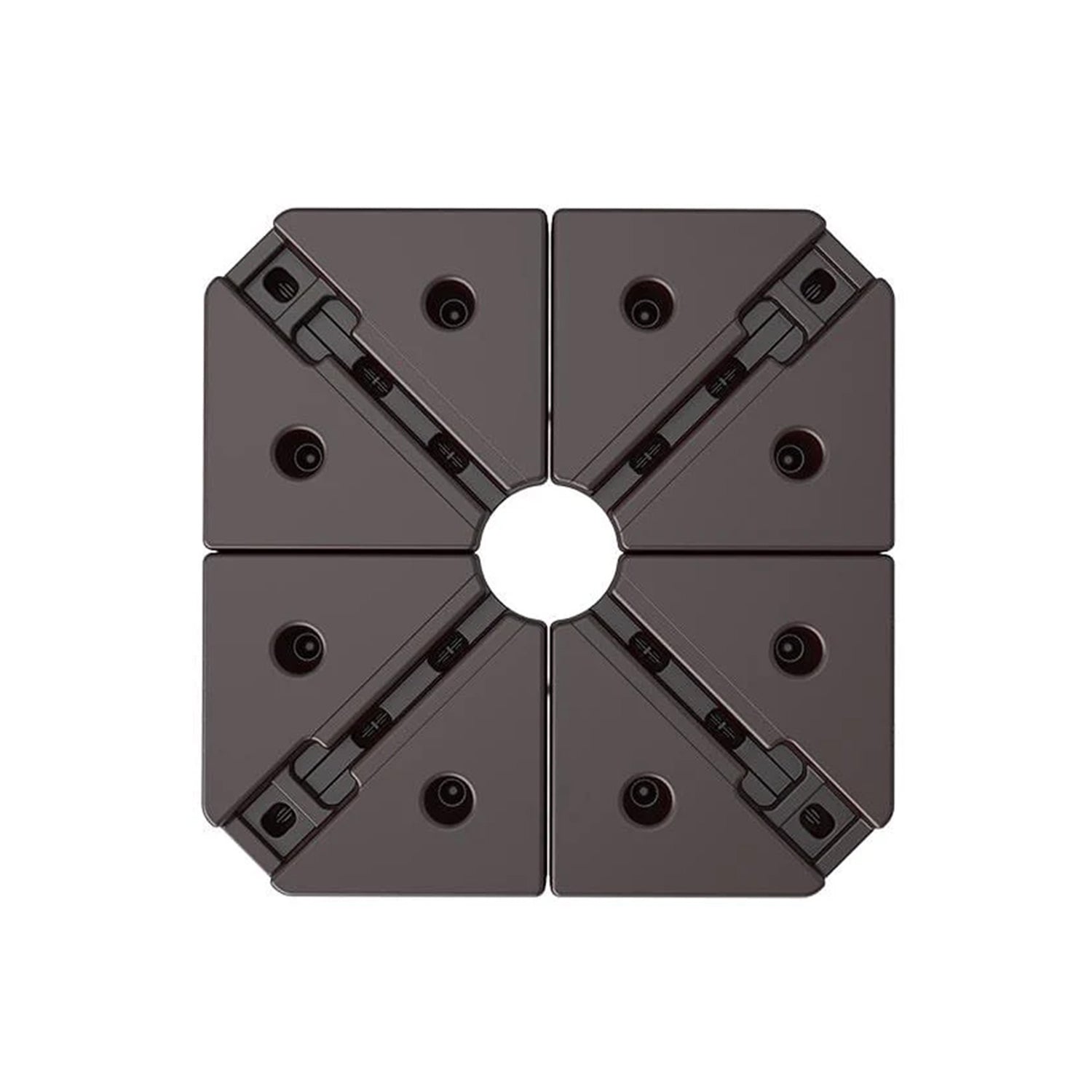 Patioslife 160kg Medium Base for Aegis Pro™ 10ft Round Cantilever Umbrella-4pcs