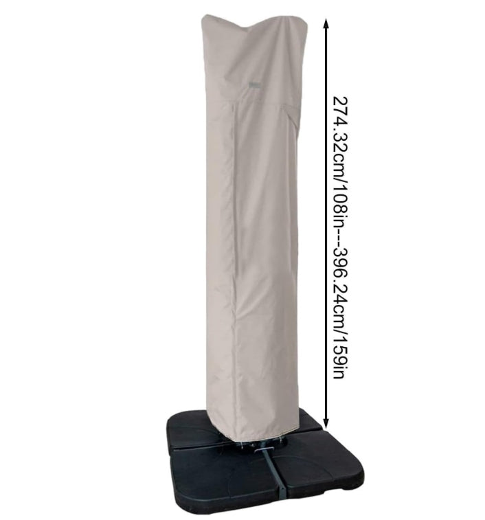 Patioslife™ | Waterproof Outdoor Umbrella Cover – Anti-UV, Easy to Store, Fits Curved Cantilever and Straight Pole Parasols
