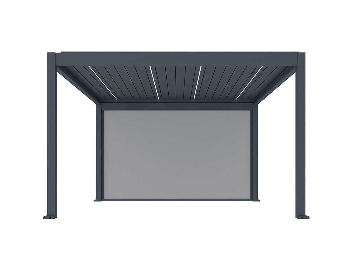 Patioslife Atlantic™ | Freestanding Pergola with Retractable Shade Blind – Aluminium All‑Weather Retreat for Patios, Gardens & Pools 3m