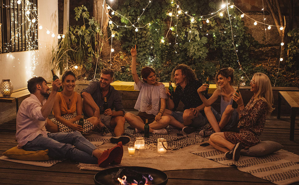 Patioslife™| 16M Waterproof Outdoor String Lights – 53FT LED Patio Lights with Shatterproof S14 Bulbs