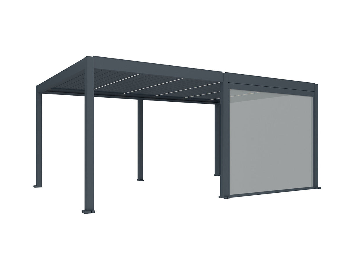 Patioslife Atlantic™ | Freestanding Pergola with Retractable Shade Blind – Aluminium All‑Weather Retreat for Patios, Gardens & Pools 3m