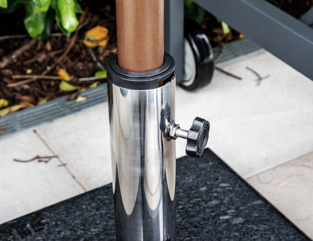 Patioslife Market Breeze™ | 30kg Granite Umbrella Base – Heavy-Duty Stability for Outdoor Umbrella - Black