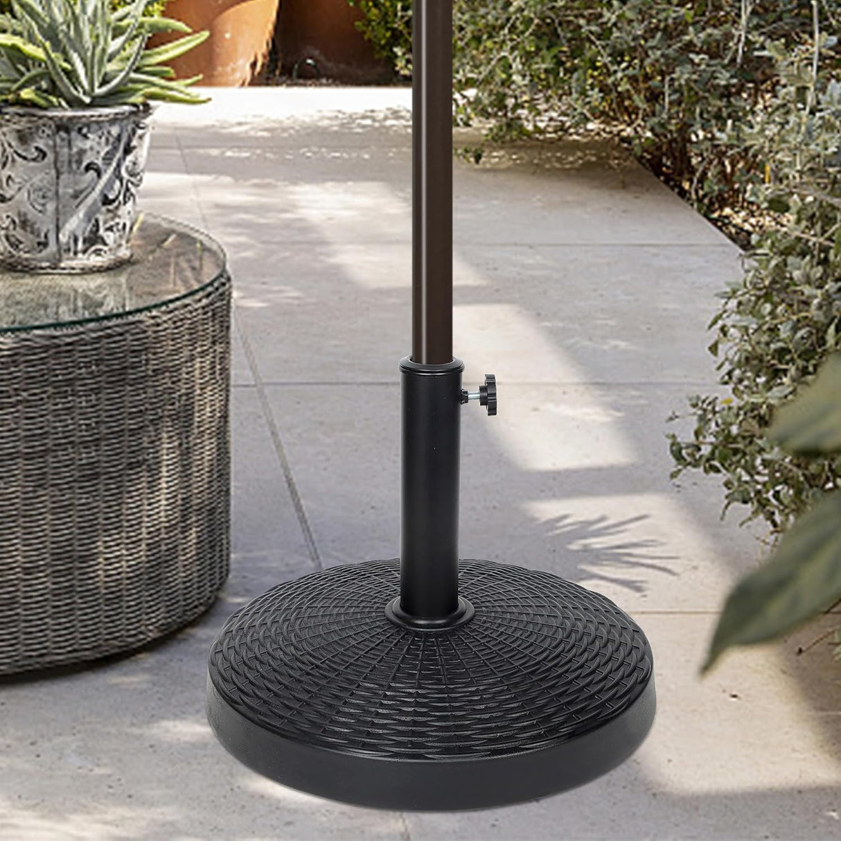 26.5 lbs Heavy Duty Patio Market Umbrella Base Stand for Market Breeze™ Series Umbrella