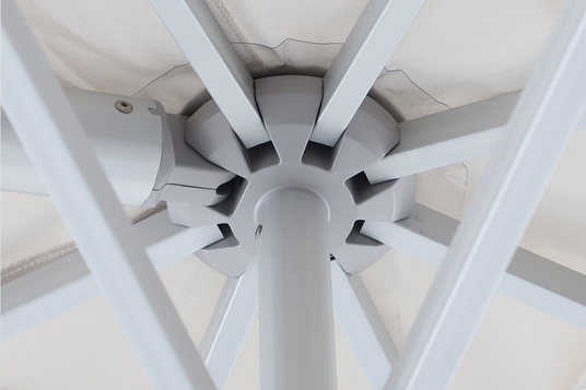 Patioslife Alabaster™ | Cantilever Umbrella with Full 360° Rotation, Wind Resistant up to 64km/h, UV & Weather Protection for Patios, Balconies & Poolside Areas