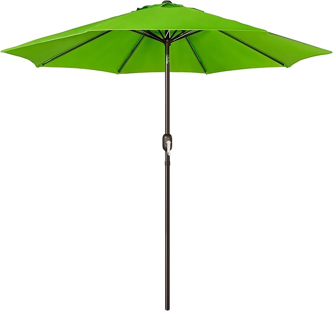 Patioslife Market Breeze lime outdoor umbrella for colourful garden, patio and poolside shade