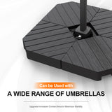 Patioslife 200kg Large Base for Aegis Series 2-Tier Cantilever Umbrella-4pcs