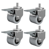 Patioslife Locking Caster Wheels for Cantilever Patio Umbrella Base, Set of 4 Heavy-Duty Swivel Casters