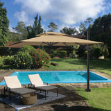 Patioslife Aegis Heavy Duty In-Ground Cantilever Umbrella Base – 61cm Deep Dual-Coated Steel – High-Wind Stability & Secure Outdoor Mount for Patios, Gardens & Concrete Surfaces
