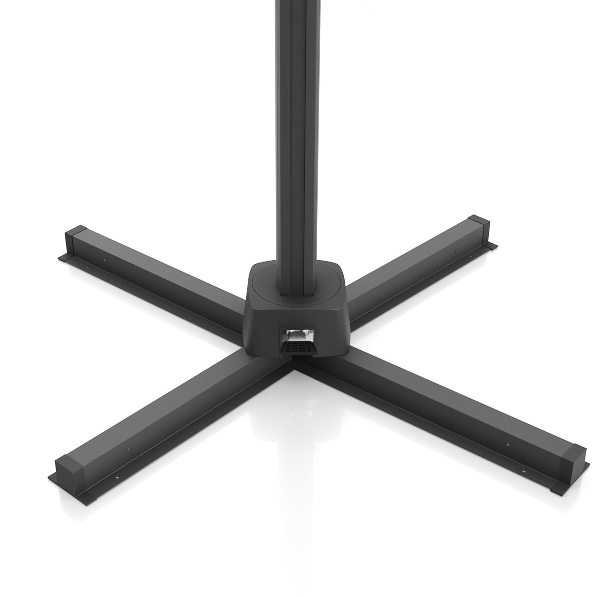 Patioslife Cross Base for Cantilever Patio Umbrella, Heavy-Duty Steel Umbrella Stand Frame