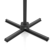 Patioslife Cross Base for Cantilever Patio Umbrella, Heavy-Duty Steel Umbrella Stand Frame