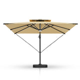 Patioslife Stabilizing Straps for Cantilever Patio Umbrella, Adjustable Wind Support Tie-Down Set