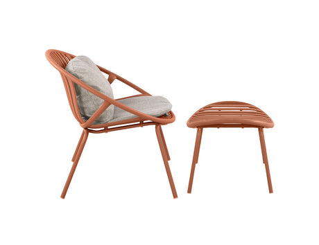 Patioslife Ample™ | Durable & Stylish Outdoor Armchair with Footrest – Ergonomic Comfort & Weather-Resistant for Patios, Balconies, Decks, Gardens, Poolside & Alfresco Spaces