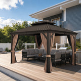Patioslife Aluminium Carport with Steel Roof – Weatherproof Canopy for Cars, Motorbikes & Campervans