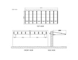 Patioslife™| City Window/Door Awning Canopy – Durable Weather Protection for Windows and Doors, Perfect for Homes, Offices, and Patios