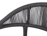 Patioslife™ | Aluminium and Rope Outdoor Patio Dining Chair – Modern Design, Comfortable and Durable, Perfect for Patios and Decks