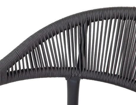 Patioslife™ | Aluminium and Rope Outdoor Patio Dining Chair – Modern Design, Comfortable and Durable, Perfect for Patios and Decks
