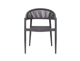 Patioslife™ | Aluminium and Rope Outdoor Patio Dining Chair – Modern Design, Comfortable and Durable, Perfect for Patios and Decks