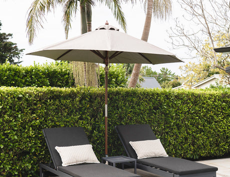 Patioslife Market Breeze™ | 2.7m Round Market Umbrella – UV-Resistant Shade for Patios, Balconies & Poolsides