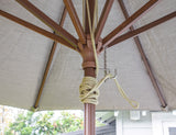 Patioslife Market Breeze™ | 2.7m Round Market Umbrella – UV-Resistant Shade for Patios, Balconies & Poolsides