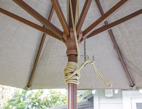 Patioslife Market Breeze™ | 2.7m Round Market Umbrella – UV-Resistant Shade for Patios, Balconies & Poolsides