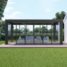 Patioslife Atlantic™ | Freestanding Pergola Glass Sliding Door for Patios, Gardens & Entertaining Spaces