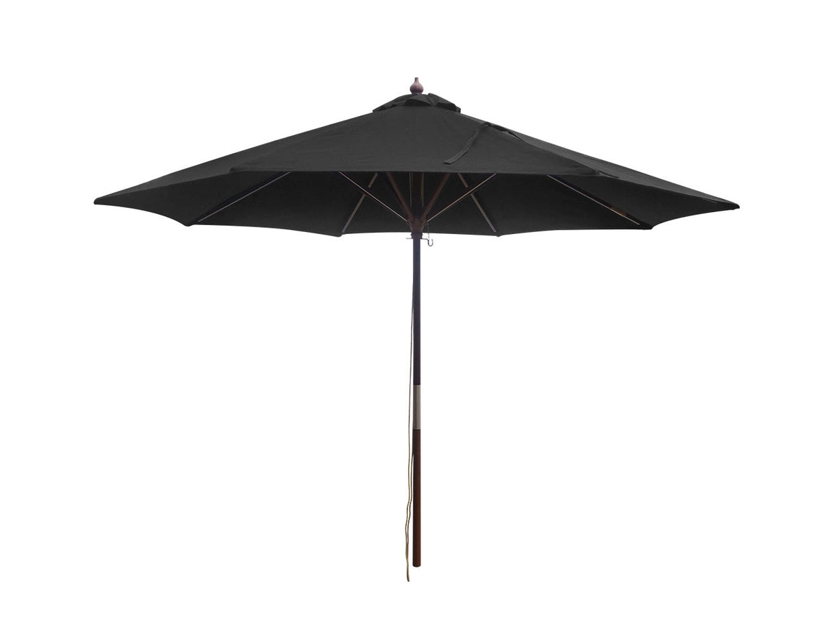 Patioslife Market Breeze™ | 2.7m Round Market Umbrella – UV-Resistant Shade for Patios, Balconies & Poolsides