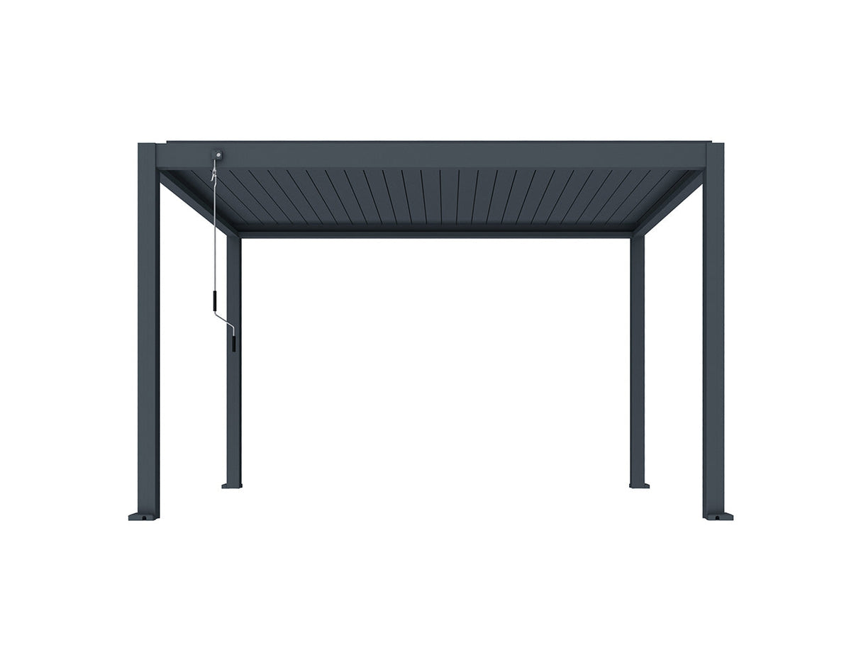 Patioslife Atlantic™ | Manual Freestanding Louvre Roof – All-Weather Aluminium Shelter for Decks, Patios & Poolsides