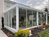 Patioslife Atlantic™ | Freestanding Pergola with Glass Sliding Door – Aluminium Outdoor Room for Patios, Gardens & Entertaining Spaces