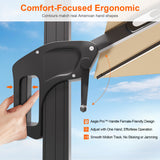 Patioslife Aegis Premium Cantilever Umbrella with LED Strip Lights, Fibreglass Ribs & Powder-Coated Aluminium Pole, Cover— Luxury Garden & Patio Shade