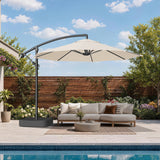 Patioslife Heavy Duty 3.0M Cantilever Umbrella with Base – Premium Outdoor Shade for Patio, Alfresco & Backyard Living