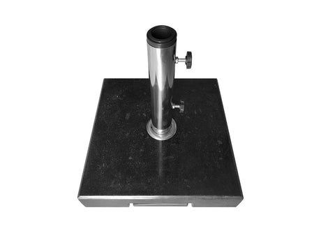 Patioslife Market Breeze™ | 30kg Granite Umbrella Base – Heavy-Duty Stability for Outdoor Umbrella - Black