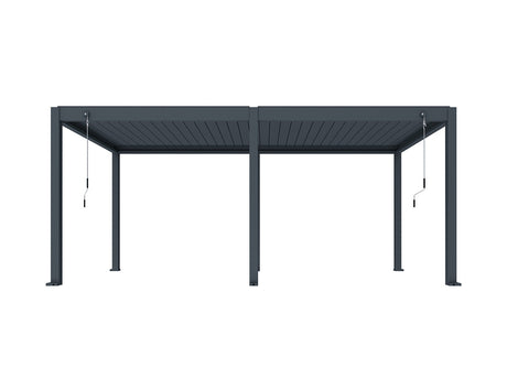 Patioslife Atlantic™ | Manual Freestanding Louvre Roof – All-Weather Aluminium Shelter for Decks, Patios & Poolsides