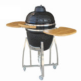 Patioslife™ | Ceramic Charcoal Grill with Bonus Accessory Pack – Versatile Cooking, Ideal for Backyard BBQs and Outdoor Gatherings