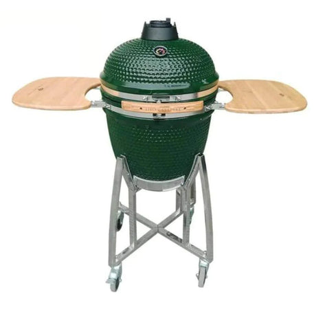 Patioslife™ | Ceramic Charcoal Grill with Bonus Accessory Pack – Versatile Cooking, Ideal for Backyard BBQs and Outdoor Gatherings