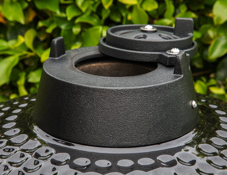 Patioslife™ | Ceramic Charcoal Grill with Bonus Accessory Pack – Versatile Cooking, Ideal for Backyard BBQs and Outdoor Gatherings