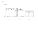 Patioslife™| Country Window/Door Awning Canopy Collection – Durable Weather Protection with Stylish Design for Homes, Patios, and Gardens