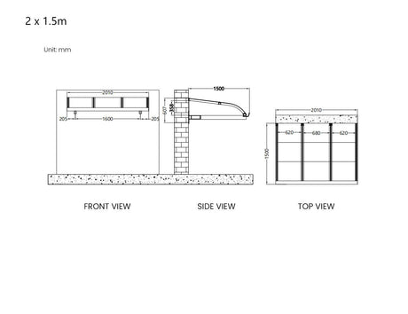 Patioslife™| Country Window/Door Awning Canopy Collection – Durable Weather Protection with Stylish Design for Homes, Patios, and Gardens