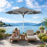 Patioslife Outdoor Umbrella — Square & Round | Heavy-Duty Aluminium Pole, Double-Vented Canopy | 2.7m, 3m & 3.35m