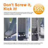 Premium Garden Shed with Floor Patioslife Kick-it ProLock™ Tool-Free Snap-Lock Resin – Weatherproof Outdoor Storage Shed with Floor, UV Resistant, Lockable Backyard Tool Shed for Tools, Bikes & Lawn Mower