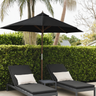 Patioslife Market Breeze™ | 2.7m Round Market Umbrella – UV-Resistant Shade for Patios, Balconies & Poolsides