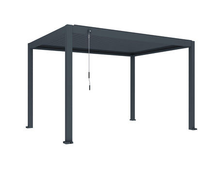 Patioslife Atlantic™ | Manual Freestanding Louvre Roof – All-Weather Aluminium Shelter for Decks, Patios & Poolsides