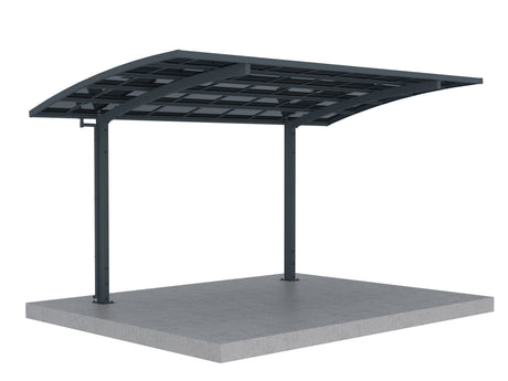 Patioslife | Single Carport 5.5m – All-Weather Aluminium Shelter for Cars, Driveways & Outdoor Spaces