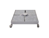 Patioslife Alabaster™ | 4m Round Cantilever Umbrella Compatible Granite Base - 209kg