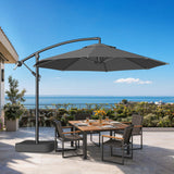 Patioslife Heavy Duty 3.0M Cantilever Umbrella with Base – Premium Outdoor Shade for Patio, Alfresco & Backyard Living