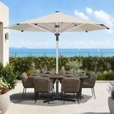 Patioslife Outdoor Umbrella — Square & Round | Heavy-Duty Aluminium Pole, Double-Vented Canopy | 2.7m, 3m & 3.35m