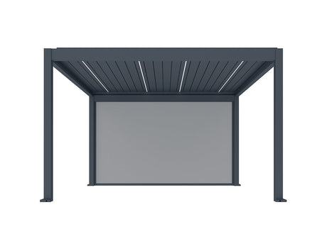 Patioslife Atlantic™ | Freestanding Pergola with Retractable Shade Blind – Aluminium All‑Weather Retreat for Patios, Gardens & Pools 3m