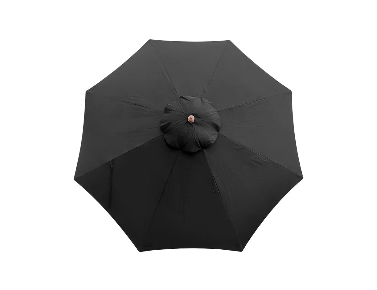 Patioslife Market Breeze™ | 2.7m Round Market Umbrella – UV-Resistant Shade for Patios, Balconies & Poolsides
