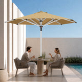 Patioslife Outdoor Umbrella — Square & Round | Heavy-Duty Aluminium Pole, Double-Vented Canopy | 2.7m, 3m & 3.35m