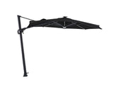 Patioslife Agave™ | 3 m Square Cantilever Umbrella – Offset Design with Wind Vent for Decks, Poolsides & Patios